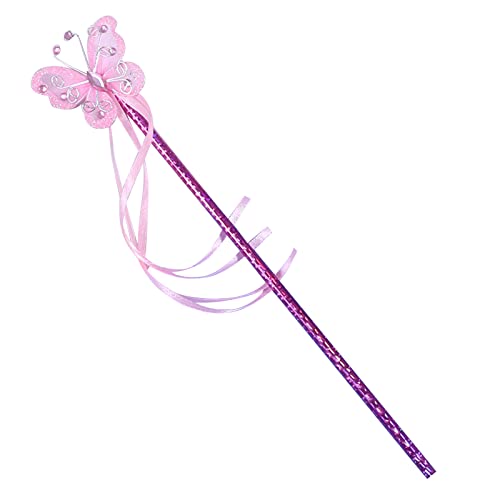 Mumuve Stick Princess Cosplay Requisiten Mädchen Kostüm Schmetterling Zauberstab Party Requisiten für Kinder Mädchen Weihnachten Party von Mumuve