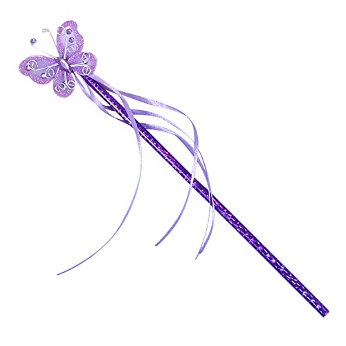 Mumuve Stick Princess Cosplay Requisiten Mädchen Kostüm Schmetterling Zauberstab Party Requisiten für Kinder Mädchen Weihnachten Party von Mumuve