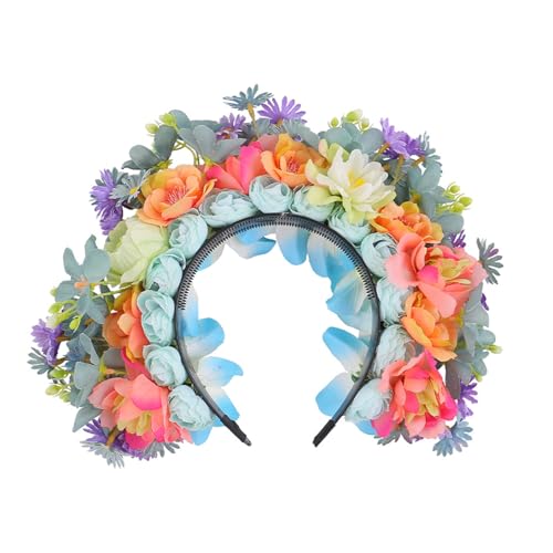 Schönes Blumenhaar, für Damen, Mädchen, Fotografie, Make-up, Stirnband für Weihnachten, Halloween, Party, Aufführungen, Kopfschmuck von Mumuve