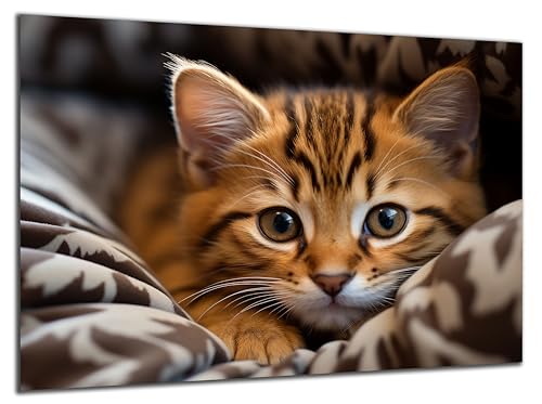 Munera Design - Bild 30x40 - Katzen-Bilder Katzen-Baby - Wand-Bilder Wohnzimmer von Munera Design