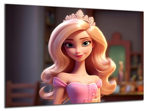 Munera Design - Bild 30x40 - Märchen Prinzessin Blond - Wand-Bilder Kinder-Zimmer von Munera Design