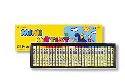 Cray nicht Mini Artist Box von 25 Pastellkreide, Öl Farben 8 mm Sortiment Ergänzende von Mungyo