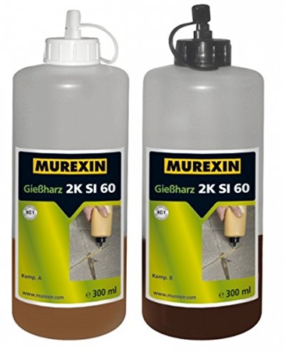 Murexin Gießharz SI60, 600ml, Komp. A+B, Epoxidharz, Rissharz, Silikatharz von Murexin