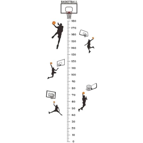 Muteitt Höhenaufkleber Für Kinder, Selbstklebende Wandaufkleber, Kinderzimmer-Dekoration Für Jungen Und Mädchen, Babyzimmer von Muteitt