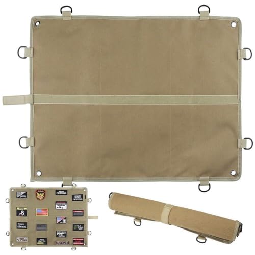 Muteitt Taktischer Patch-Display, Hängender Patch-Halter, Faltbares Patch-Board Für Die Anzeige Von Klett-Patch-sammlungen Der Militärarmee von Muteitt