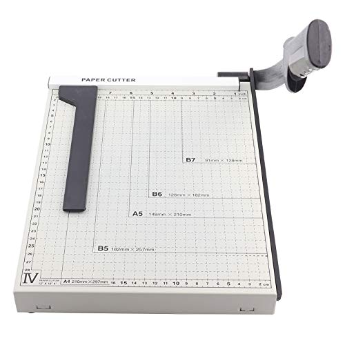 Papierschneider, A4 Schneidemaschine Schneidegerät mit Automatischer Sicherheits Sicherung, Scrapbooking Werkzeug zum Schneiden von Papier für Scrapbooking, Bastelpapier, Karton, Etikett von Mutuer