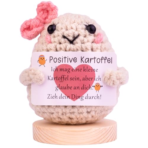 Mwmoeen Lustige Positive Potato Pocket Hug, Kreative Positive Kartoffel Puppe Geschenke Beste Freundin Geschenke für Freundin Kleine Geschenke für Frauen(A1) von Mwmoeen