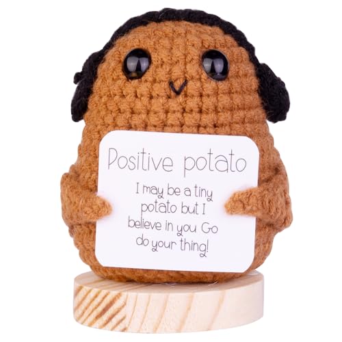 Mwmoeen Lustige Positive Potato Pocket Hug, Kreative Positive Kartoffel Puppe Geschenke Beste Freundin Geschenke für Freundin Kleine Geschenke für Frauen(A16) von Mwmoeen