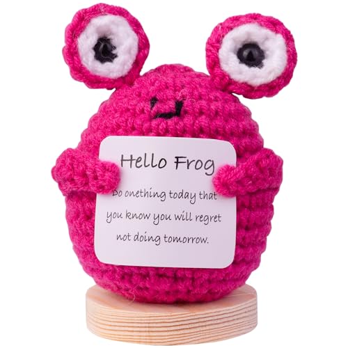 Mwmoeen Lustiger Positiver Pinguin, Positive Kartoffel Pocket Hug Geschenke Beste Freundin Geschenke für Freundin Kleine Geschenke für Frauen(B20) von Mwmoeen