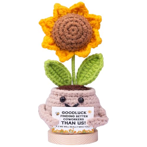 Mwmoeen Pocket Hug Positive Kartoffel, Lustige Positive Potato Strickpuppe Motivationsgeschenke Beste Freundin Geschenke für Freundin Kleine Geschenke für Frauen(E26) von Mwmoeen