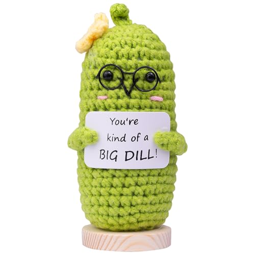 Mwmoeen Pocket Hug Positive Kartoffel Puppe, Lustige Positive Potato Strickpuppe Motivationsgeschenke Beste Freundin Geschenke für Freundin Kleine Geschenke für Frauen(E20) von Mwmoeen