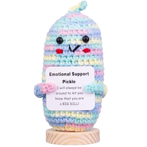 Mwmoeen Pocket Hug Positive Kartoffel Puppe, Lustige Positive Potato Strickpuppe Motivationsgeschenke Beste Freundin Geschenke für Freundin Kleine Geschenke für Frauen(E8) von Mwmoeen