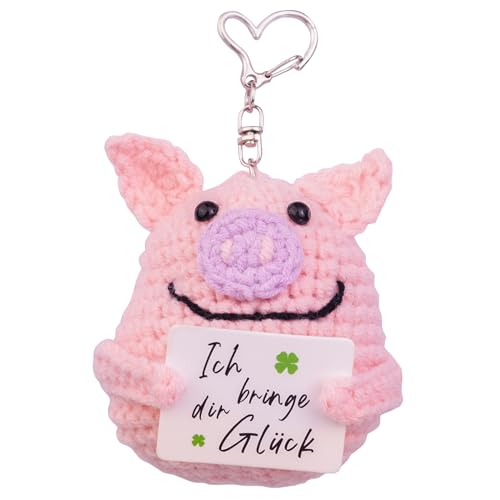 Mwmoeen Positive Potato Pocket Hug, Lustige Positive Kartoffel, Handgestrickte Kartoffelpuppe aus Wolle Motivationsgeschenke, Beste Freundin Geschenke für Freundin Kleine Geschenke für Frauen(L17) von Mwmoeen