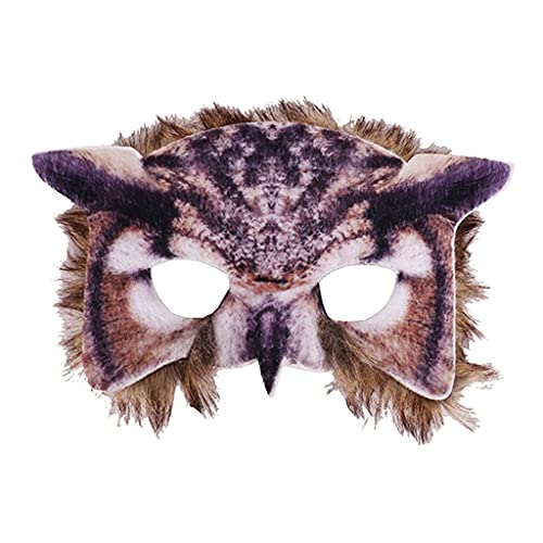 Mxming Evil Funny Halloween Cosplay Animal Ears Easter Maskerade Carnival Party Gift For Adult Kid Realistic Animal Face With Ears Halloween For Women Men Adults von Mxming
