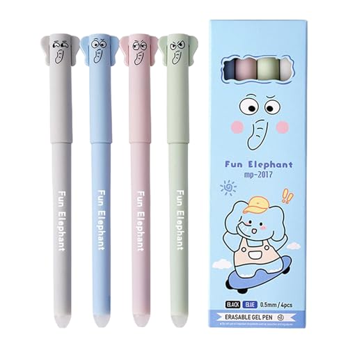 Mxshc Löschbare Stifte, Tier-Kugelschreiber, feine Spitze, 0,5 mm, niedliches Schreibwaren, Schulbedarf mit Radiergummis zum Zeichnen, Journaling, Handschrift Mxshc Löschbare Stifte, Tier-Kugelschreiber, feine Spitze, 0,5 mm, niedliches Schreibwaren, Schulbedarf mit Radiergummis zum Zeichnen, Journaling, Handschrift von Mxshc