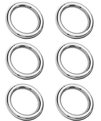 My-Bead 6 Binderinge geschlossen Ø 5mm 925 Sterling Silber Schmuckringe gelötet basteln DIY My-Bead 6 Binderinge geschlossen Ø 5mm 925 Sterling Silber Schmuckringe gelötet basteln DIY von My-Bead