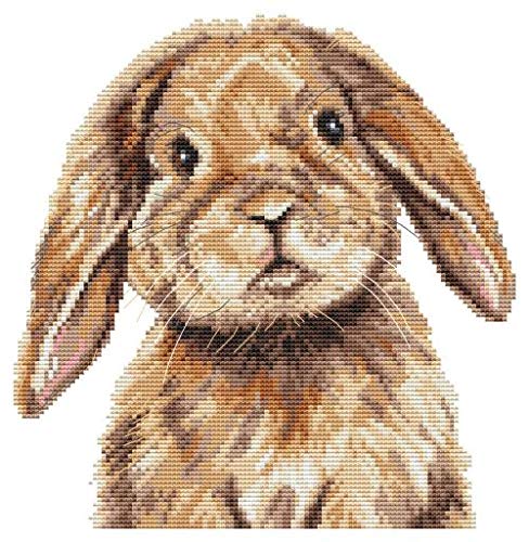 My Cross Stitch MBACS03 Kreuzstich-Zählmuster-Set, Häschen Martha Bowyer, Baumwolle, kaninchen, 8.55 x 8.25 inches von My Cross Stitch