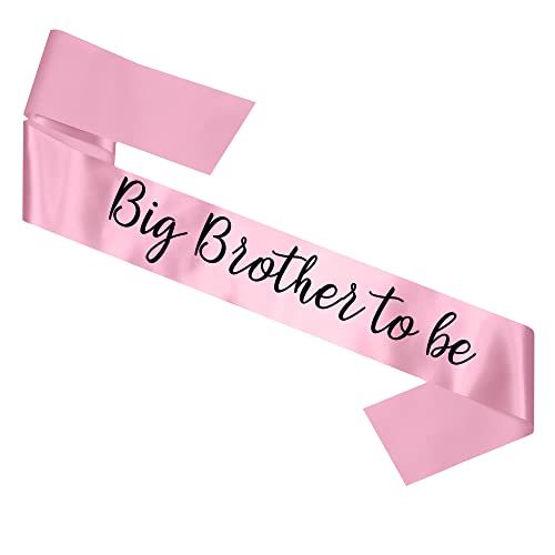 Big Brother to Be – Big Sister to Be Schärpe,Baby Blue & Baby Pink,Ältere Geschwister,Neugeborenes Baby,Babyparty,Geschlecht Offenbarung,Schwangerschaftsankündigung (Big Brother to be – Baby Pink) von My Pretty Little Gifts