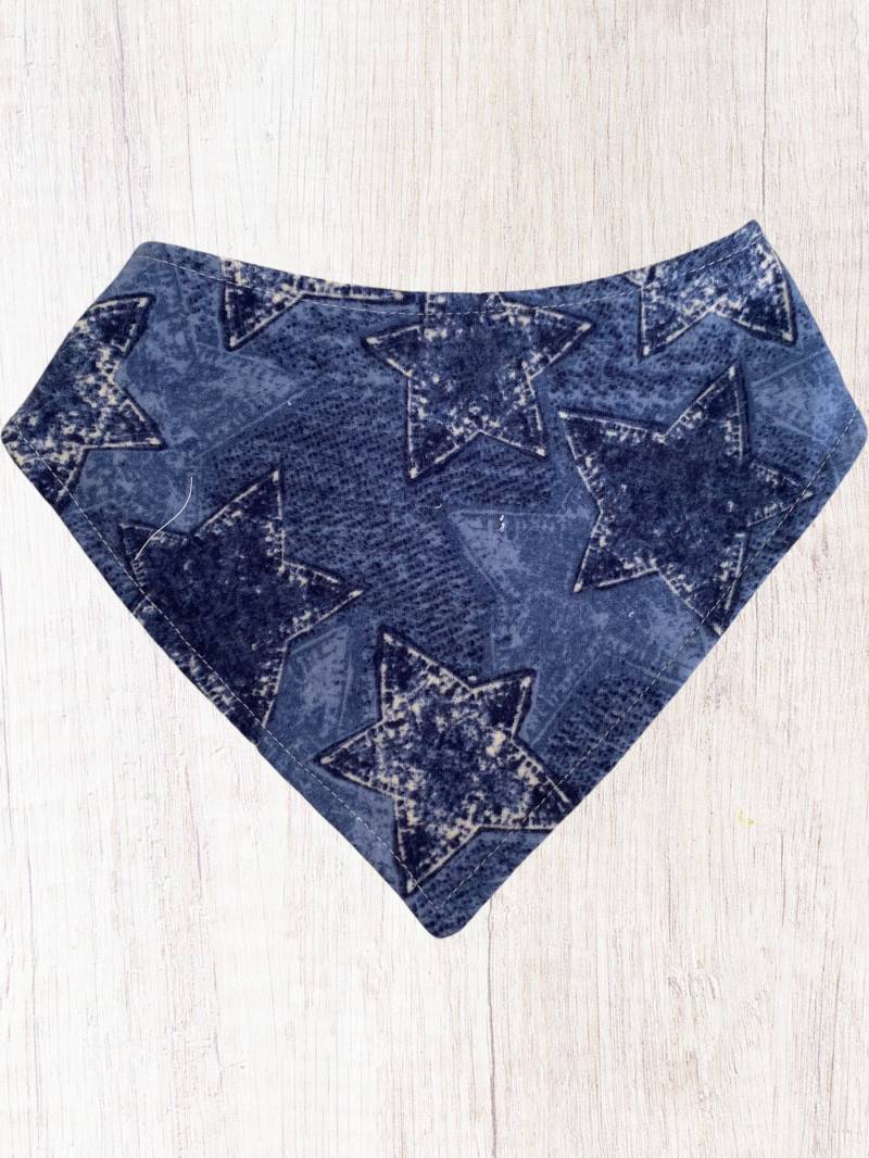 Blaues Stern Bandana Lätz von MyLadyButtercup