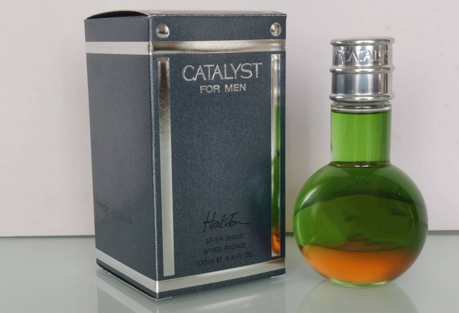 Halston "Catalyst" | 1994 Für Männer After Shave Splash 100 Ml Wird Eingestellt von MyVintageGadgets