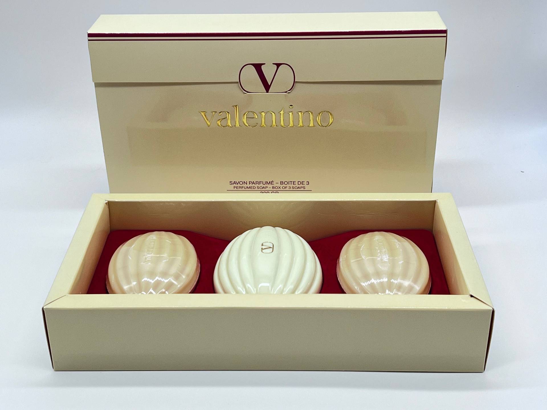 Valentino Parfüm Seife Set, Schatulle | 3 X 100 Gr/3 3.5 Oz. Seltene Tolle Geschenkidee von MyVintageGadgets