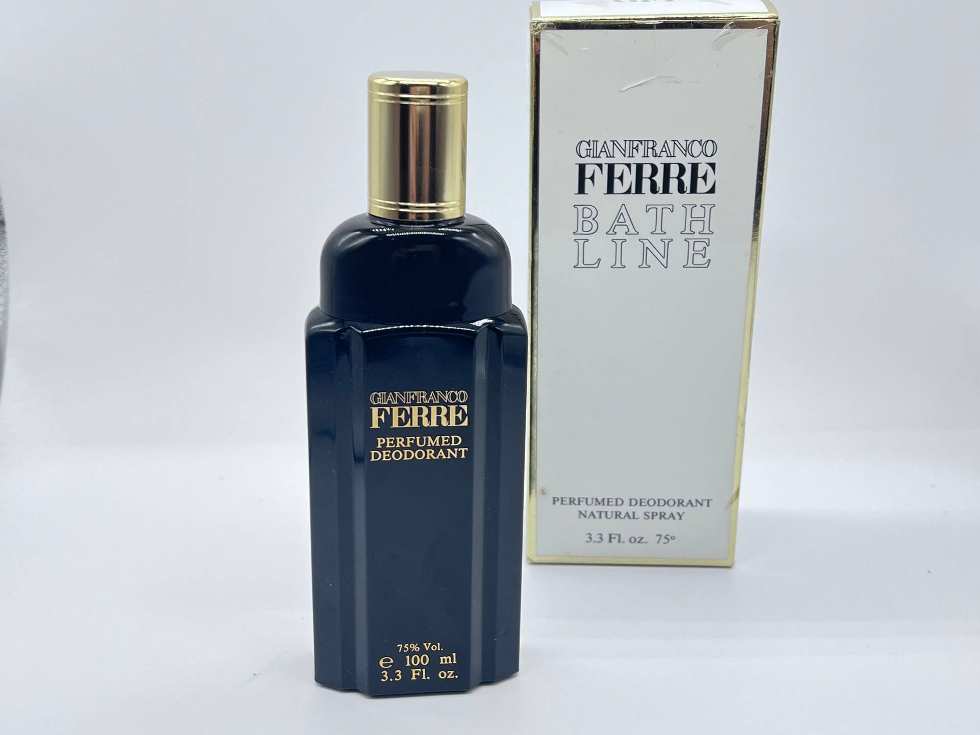 Vintage Gianfranco Ferré Bath Line Parfumd Deodorant 100 Ml /3.4 Fl.oz. Spray Ungebrauchte Glasflasche von MyVintageGadgets