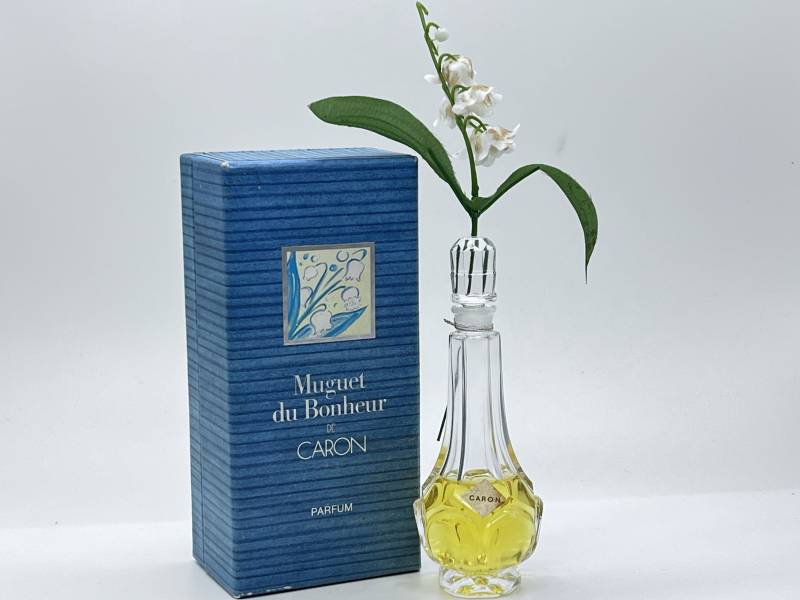 Vintage Muguet Du Bonheur | 1952 Caron Pure Parfum/Extrait 27 Ml/0.91 Fl.oz. Kristallflasche Sehr Selten von MyVintageGadgets