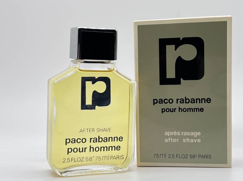 Vintage "R" Paco Rabanne Pour Homme" | 1973 Von After Shave 75 Ml Splash | Nicht Spray Nie Geöffnet, Nie Benutzt von MyVintageGadgets