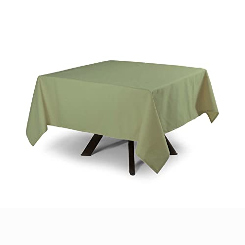 MyVorrei Tischdecke, einfarbig, quadratisch, 100 % Baumwolle, 120 x 120 cm von MyVorrei