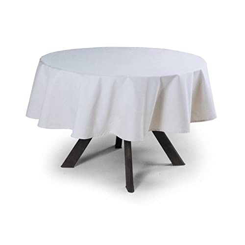 MyVorrei Tischtuch Tischdecke, rund, schmutzabweisend, aus Polyester, 100 % 180 x 180 cm von MyVorrei