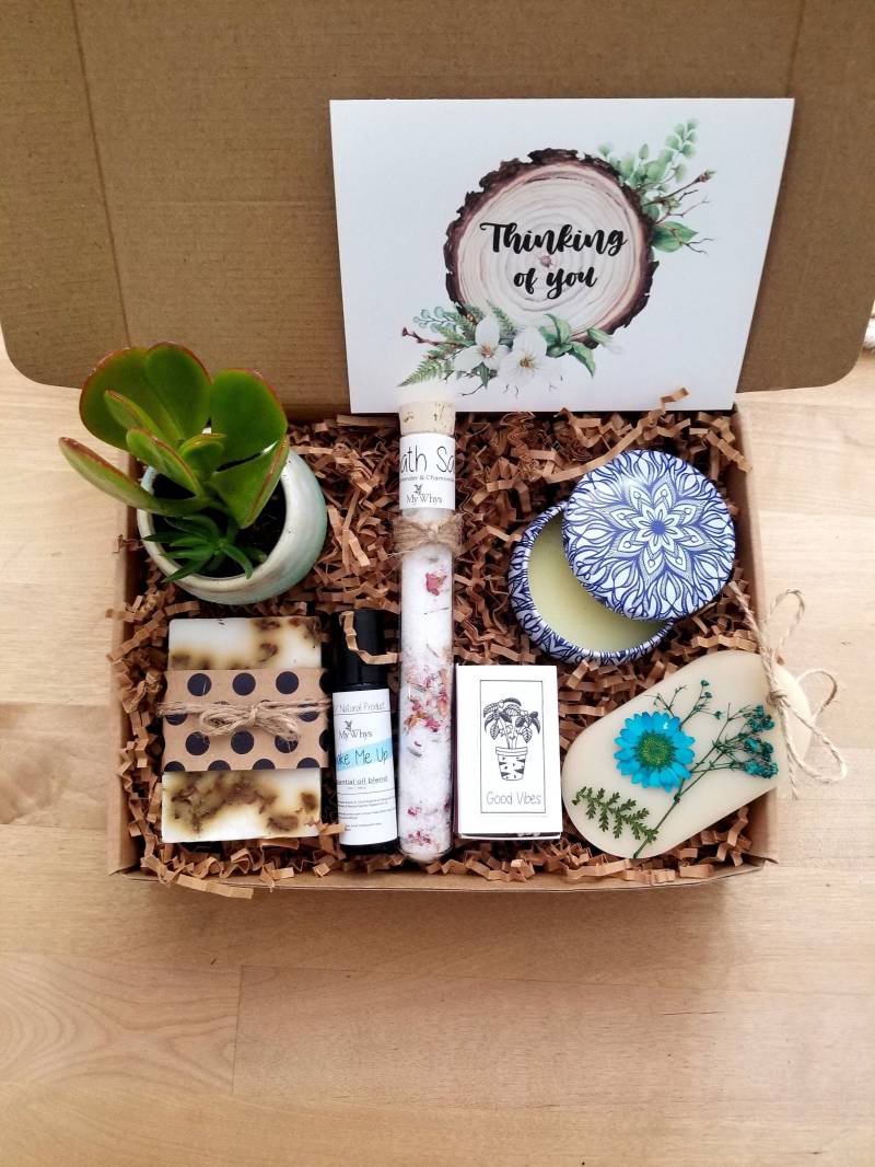 Denken Sie An Geschenk-Box, Care-Paket, Aufmunterung Korb, Spa-Geschenk, Op-Geschenk, Senden Eine Ermutigung Natürliches Verwöhn-Geschenk Für Sie von MyWhys