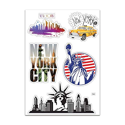 A4 Stickerbogen New York selbstklebend - F44 von Mygoodprice