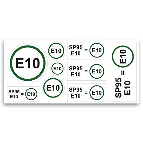 Stickerbogen Benzin SP95 E10 von Mygoodprice