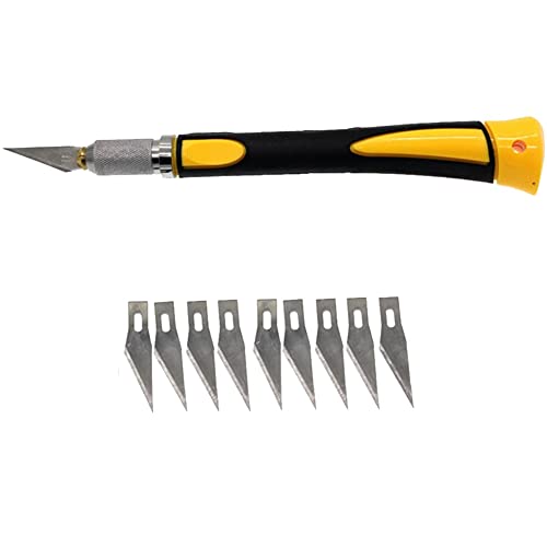 Myhoomowe Utility Craft Knife Set Messerherstellungswerkzeuge mit Klingen für Kunst, Arbeitsvorlagen, Architekturmodellierung, Präzisionsmesser von Myhoomowe