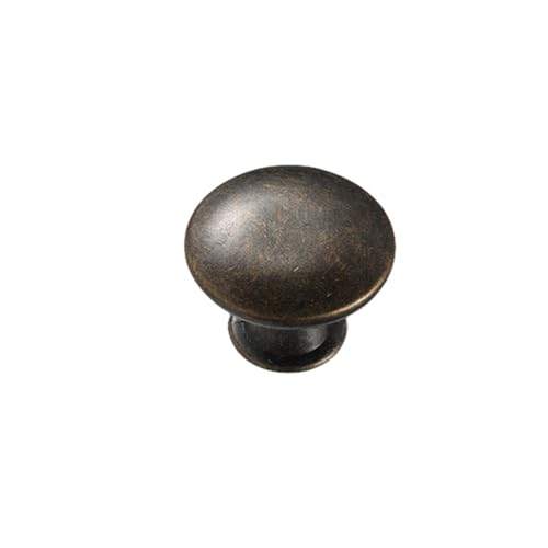 MyrXFb Griffknöpfe, Schrankschubladengriffe, Schrankgriffe, antike Schubladenknöpfe, Kommode, Schuhkarton, Schrank, Türgriff, runder Griff, Wohnmöbel, DIY-Dekor(Bronze) von MyrXFb