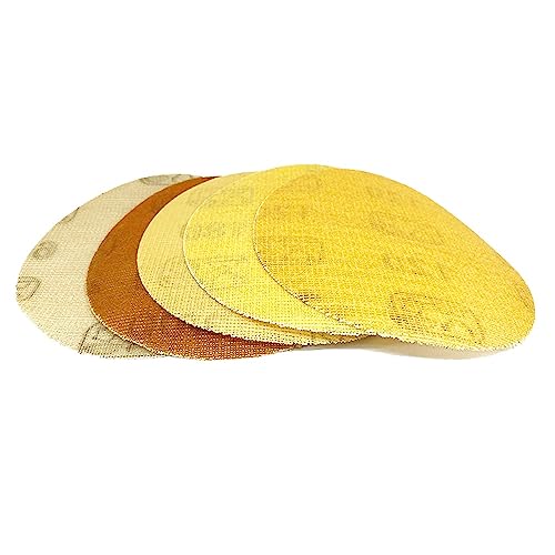 Schleifpapier, Schmirgelleinen, Trockenbau-Schleifpapier, flüssiges Schleifpapier, 125-mm-Mesh-Schleifscheiben, 5-Zoll-Schleifpads mit Klettverschluss, staubfreie Scheibe, 60–3000 Körnung, blockierend von MyrXFb