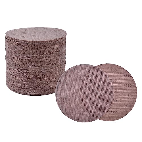 Schleifpapier, Schmirgelleinen, Trockenbau-Schleifpapier, flüssiges Schleifpapier, 50 Stück, 225 mm Mesh-Schleifscheiben, Körnung 80–800, 9-Zoll-Schleifpapier, Schleifblätter for Exzenterschleifer, La von MyrXFb