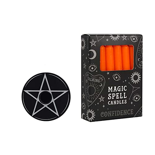 Spell Candler Halter Pentagram - Wunschkerzen, Hexe, Black Magic, Witchcraft, Hexe (Confidence) von MystiCalls