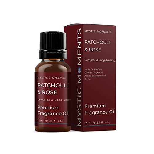 Mystic Moments | Patchouli & Rose -Duftöl - 10 ml - perfekt für Seifen, Kerzen, Badebomben, Ölbrenner, Diffusoren und Haut- und Haarpflegegegenstände von Mystic Moments