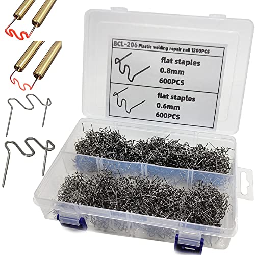 1200pcsHeiße Heftklammern Mit Box,0.6mm/0.8mm Wellenform plastic welding gun Heiße Heftklammern,kunststoff reparaturset Heiße Heftklammern, für Autostoßstange Rissreparatur Heißklammern 1200pcsHeiße Heftklammern Mit Box,0.6mm/0.8mm Wellenform plastic welding gun Heiße Heftklammern,kunststoff reparaturset Heiße Heftklammern, für Autostoßstange Rissreparatur Heißklammern von Mytovosn