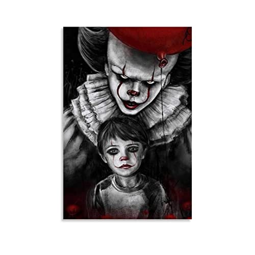 NA Druck Auf Leinwand Pennywise Diamond Painting Poster dekorative Malerei Wohnzimmer Poster Schlafzimmer Malerei 60X90cm Kein Rahmen von N\\A