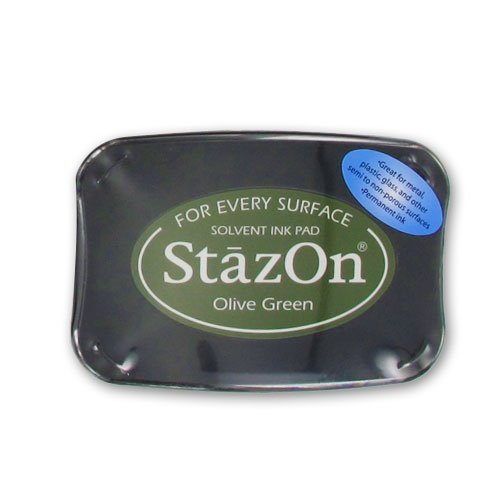 Stempelkissen Stazon Olive Green von N/A