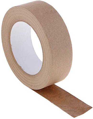 Kraftpapier-Klebeband, recycelbar, biologisch abbaubar, wiederverwendbar, ungiftig, umweltfreundlich, geschmacksneutral, 50 m (36 mm) von N / A