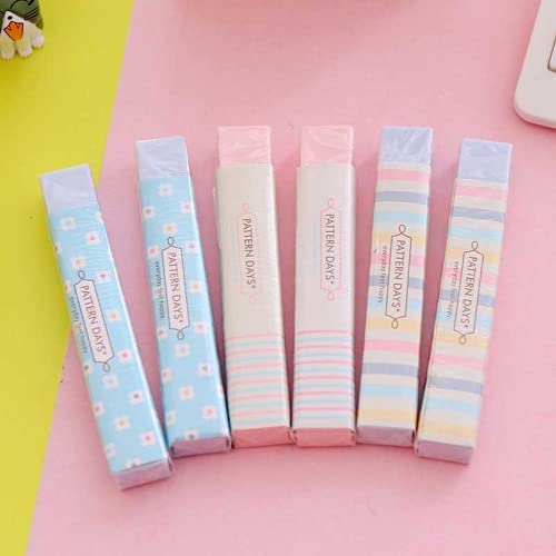 N-K 1 x cute eraser rubber strip flower pencil eraser, Kawaii student stationery material, Escolar school office correction accessories, useful and practical von N-K