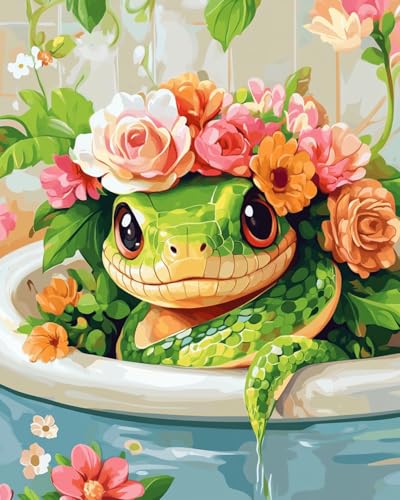 N.LANSHAN DIY Knüpfen Set Teppich Cartoon Schlangentiere Und Blumen Knüpfteppich-Set,Handgefertigte Teppich-Sets Mit Vordruck,DIY 3D-Bastelgeschenk 55x75cm N.LANSHAN DIY Knüpfen Set Teppich Cartoon Schlangentiere Und Blumen Knüpfteppich-Set,Handgefertigte Teppich-Sets Mit Vordruck,DIY 3D-Bastelgeschenk 55x75cm von N.LANSHAN