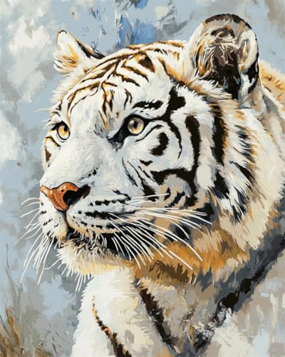 N.LANSHAN DIY Knüpfteppich Cartoon Weißer Tiger Tier Knüpfteppich-Set,Handgefertigte Teppich-Sets Mit Vordruck,DIY 3D-Bastelgeschenk 100x140cm N.LANSHAN DIY Knüpfteppich Cartoon Weißer Tiger Tier Knüpfteppich-Set,Handgefertigte Teppich-Sets Mit Vordruck,DIY 3D-Bastelgeschenk 100x140cm von N.LANSHAN