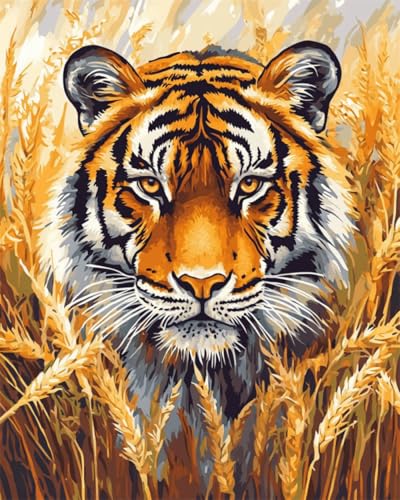 N.LANSHAN DIY Knüpfteppich Zum Selber Knüpfen Cartoon-Tiger-Tier Und Weizenfeld Knüpfpackungen Für Teppiche Zum Selbermachen Für Familie Und Freunde,Handarbeit,Kreuzstich,Bastelset,Geschenk 55x75cm N.LANSHAN DIY Knüpfteppich Zum Selber Knüpfen Cartoon-Tiger-Tier Und Weizenfeld Knüpfpackungen Für Teppiche Zum Selbermachen Für Familie Und Freunde,Handarbeit,Kreuzstich,Bastelset,Geschenk 55x75cm von N.LANSHAN