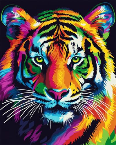 N.LANSHAN DIY Knüpfteppich Zum Selber Knüpfen Gekritzel Tier Tiger Knüpfpackungen Für Teppiche Mit Bunten Mustern,Stick- Und Nähset 55x75cm N.LANSHAN DIY Knüpfteppich Zum Selber Knüpfen Gekritzel Tier Tiger Knüpfpackungen Für Teppiche Mit Bunten Mustern,Stick- Und Nähset 55x75cm von N.LANSHAN