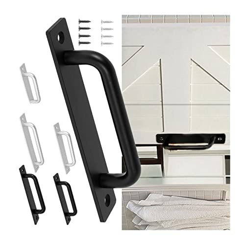 NADCFN Griffstangen Haltegriffe im Bad Aluminiumlegierung Mehrzweckbalkon Schlafzimmer Schrank Schublade Griff Möbelknopf Kitchen Bar Schranktürgriff(Black) von NADCFN