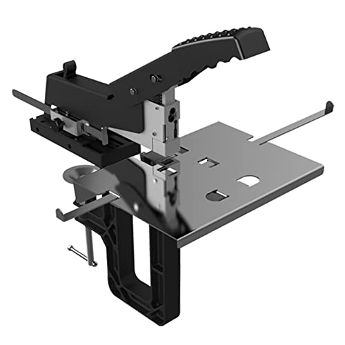 Manueller Sattelhefter, 2-in-1-Sattel und parallele Heftmaschine, Hochleistungs-Langarmhefter, Pin für bis zu 60 Seiten, mit festem Lineal, Desktop-Clip, für Büro und Zuhause von NADYE